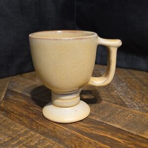 Frankoma Tan Ceramic Mug